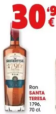 Oferta de Santa teresa - Ron 1796 por 30,99€ en Top Cash