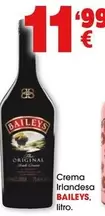 Oferta de Baileys - Crema Irlandesa por 11,99€ en Top Cash