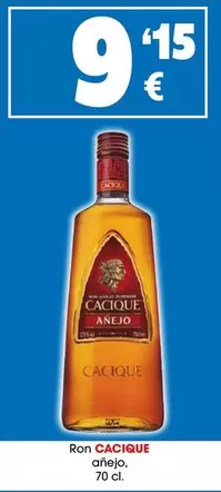 Oferta de Cacique - Anejo por 9,15€ en Top Cash