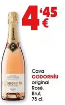 Oferta de Codorniu - Cava Original Rosé por 4,45€ en Top Cash