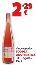 Oferta de Vino Rosado por 2,29€ en Top Cash