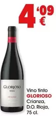 Oferta de Glorioso - Vino Tinto Crianza, D.o. Rioja por 4,09€ en Top Cash