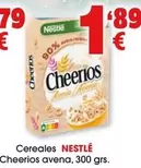 Oferta de Nestlé - Cereales Cheerios Avena por 1,89€ en Top Cash