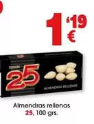 Oferta de Almendras Rellenas por 1,19€ en Top Cash