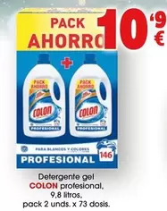 Oferta de Colon - Detergente Gel por 10,99€ en Top Cash