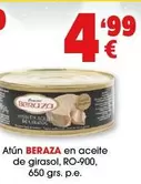 Oferta de Atún En Aceite De Girasol por 4,99€ en Top Cash