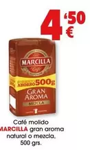 Oferta de Marcilla - Cafe Molido Gran Aroma Natural O Mezcla por 4,5€ en Top Cash