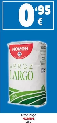 Oferta de Nomen - Arroz Largo por 0,95€ en Top Cash