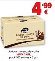 Oferta de Vivo cheff - Azúcar Moreno De Caña por 4,99€ en Top Cash