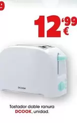 Oferta de Dcook - Tostador Doble Ranura por 12,99€ en Top Cash