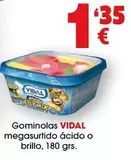 Oferta de Vidal - Gominolas Megasurtido Acido O Brillo por 1,35€ en Top Cash