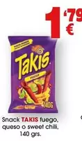 Oferta de Takis - Snack Fuego, Queso O Sweet Chili por 1,79€ en Top Cash