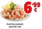 Oferta de Gamba Pelada Grande por 6,99€ en Top Cash