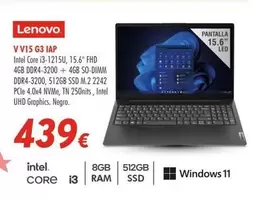 Oferta de Lenovo - V V15 G3 Iap por 439€ en Zbitt