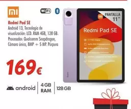 Oferta de Xiaomi - Redmi Pad Se por 169€ en Zbitt