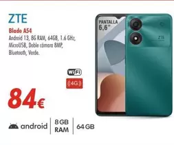 Oferta de ZTE - Blade A54 por 84€ en Zbitt