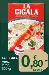 Oferta de La Cigala - Arroz Largo por 0,8€ en CashDiplo