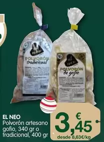 Oferta de Polvoron Artesano Gofio por 3,45€ en CashDiplo