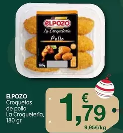 Oferta de Elpozo - Croquetas De Pollo La Croqueteria por 1,79€ en CashDiplo