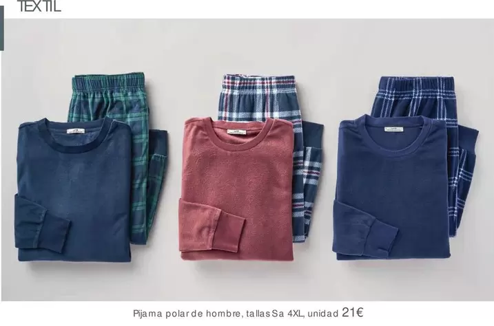 Oferta de Polar - Pijama  De Hombre por 21€ en Hipercor