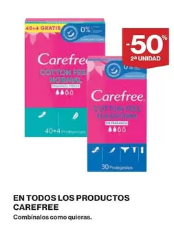 Oferta de Carefree - En Todos Los Productos en Hipercor