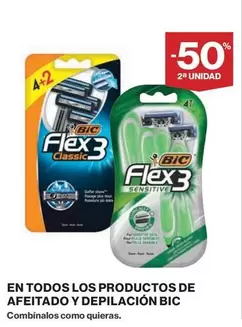 Oferta de BIC - En Todos Los Productos De Afeitado Y Depilación en Hipercor