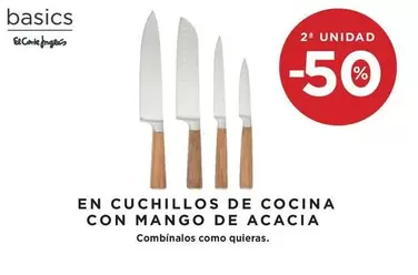 Oferta de En Cuchillos De Cocina Con Mango De Acacia en Hipercor