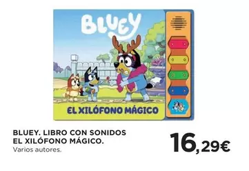 Oferta de Bluey - , Libro Con Sonidos por 16,29€ en Hipercor