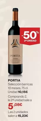 Oferta de Portia - Selección Barricas por 10,15€ en Hipercor