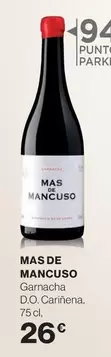 Oferta de Mas De Mancuso por 26€ en Hipercor