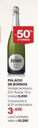 Oferta de El Corte Inglés - Palacio De Bornos por 6,85€ en Hipercor