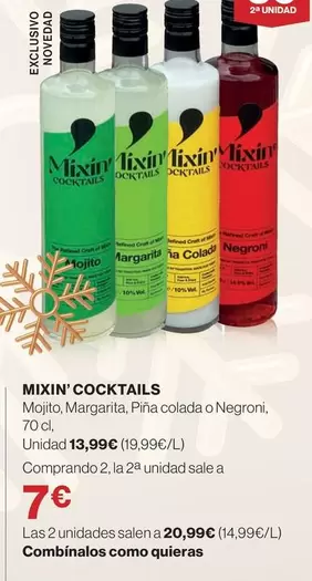 Oferta de Mojito por 13,99€ en Hipercor