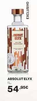 Oferta de Absolut Elyx por 54,95€ en Hipercor