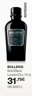 Oferta de Bulldog - Bold Black por 31,75€ en Hipercor