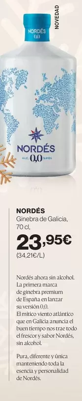 Oferta de Nordes en Hipercor