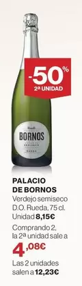 Oferta de Pelacio De Bornos por 8,15€ en Hipercor