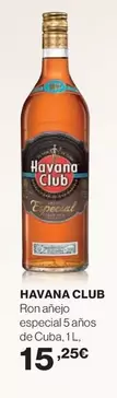 Oferta de Havana Club - Ron Añejo Especial 5 Años por 15,25€ en Hipercor