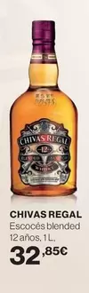 Oferta de Chivas Regal - Escocés Blended 12 Años por 32,85€ en Hipercor