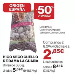 Oferta de Origen - Higo Seco Cuello De Dama La Guana por 5,69€ en Supercor