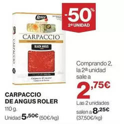 Oferta de Roler - Carpaccio De Angus por 5,5€ en Supercor