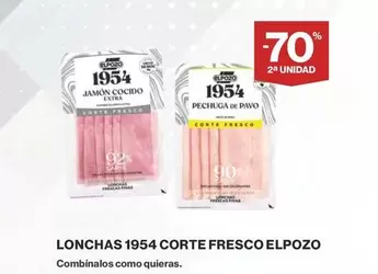 Oferta de Elpozo - Lonchas 1954 Corte Fresco en Supercor