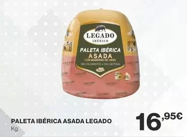 Oferta de Legado - Paleta Iberica Asada por 16,95€ en Supercor