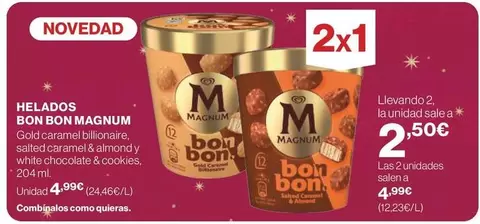 Oferta de Bon - Helados   Magnum por 4,99€ en Supercor