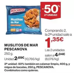 Oferta de Pescanova - Muslitos De Mar por 2,69€ en Supercor