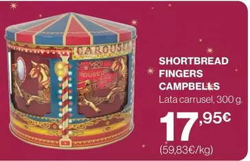 Oferta de Shortbread Fingers por 17,95€ en Supercor