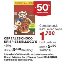 Oferta de Kellogg's - Cereales Choco Krispies por 3,55€ en Supercor