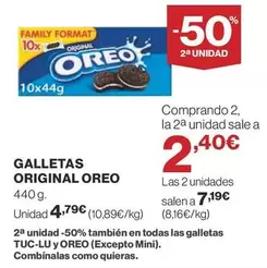 Oferta de Oreo - Galletas Original por 4,79€ en Supercor