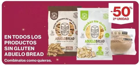 Oferta de En Todos Los Productos Sin Gluten Abuelo Bread en Supercor