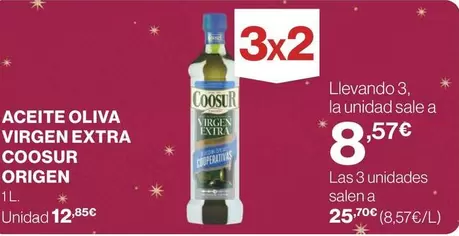 Oferta de Coosur - Aceite Oliva Virgen Extra por 12,85€ en Supercor