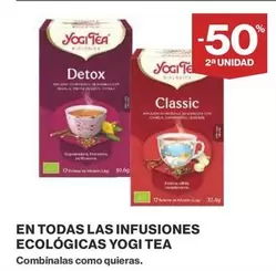 Oferta de Yogi Tea - En Todas Las Infusiones Ecológicas en Supercor